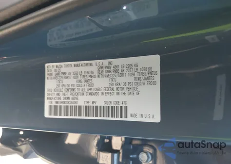 2025 Mazda Cx-50 2.5 S Preferred Package from USA, damaged, VIN 7MMVABBM0SN384060